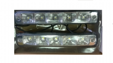 LED дневни светлини за вграден монтаж,чрез планки и винтове,
дължина-11см.ширина-2,3см.
Модел:001-2 /12V
Цена-35лв.